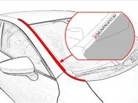 Hyundai Elantra (11–/14–) Дефлектор лобового стекла