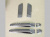 Nissan Juke (2010-) хромированные накладки на дверные ручки из нержавеющей стали